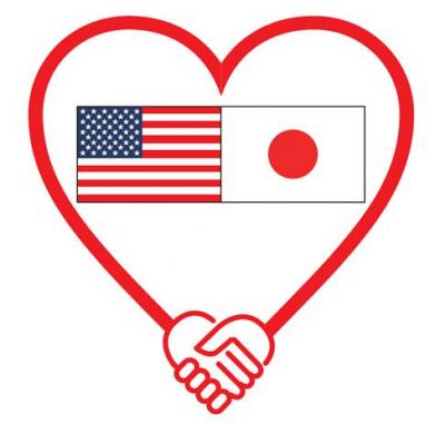 Walk in US, Talk on Japan logo